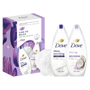 dove-zenski-set-time-to-relax-2-1-kupka-225ml-losion-250ml