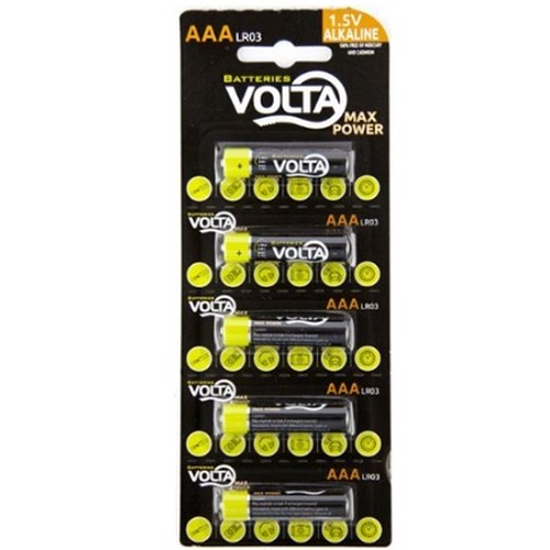 VOLTA Alkalne baterije 1.5V AAA LR03 10/1 - na blisteru