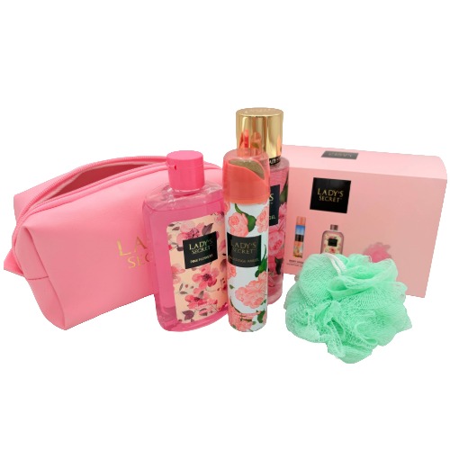 LADY'S SECRET Zenski Set 5/1 Backstage - Angel 112 ( deo+body mist+ kupka+pufna+neseser )