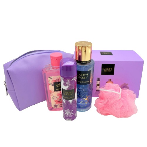 LADY'S SECRET Zenski Set 5/1 Midnight ( deo+body mist+ kupka+pufna+neseser )