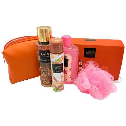 LADY'S SECRET Zenski Set 5/1 Vanilla - 082 ( deo+body mist+ kupka+pufna+neseser )