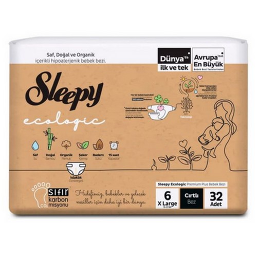 SLEEPY Pelene Ecologic double Jumbo XL 6 - 32 kom 15-27 kg