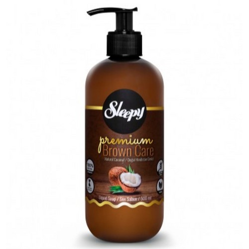 SLEEPY Premuim Brown tecni sapun 500ml Argan/Almond/Coconut
