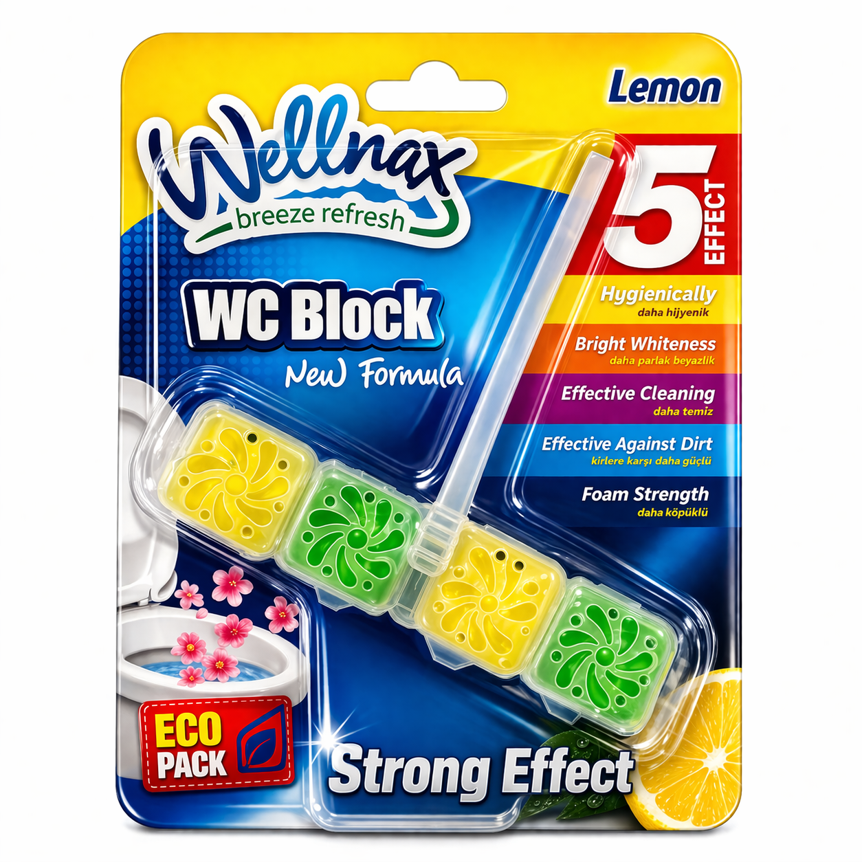 WELLNAX WC kuglice Lemon 50g