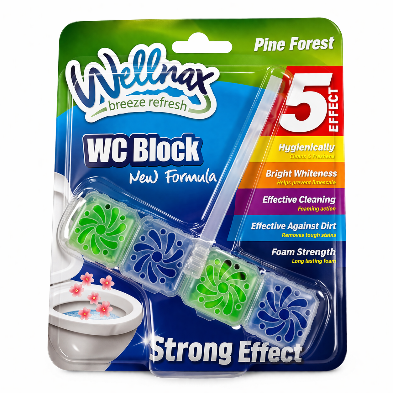 WELLNAX WC kuglice Pine 50gr