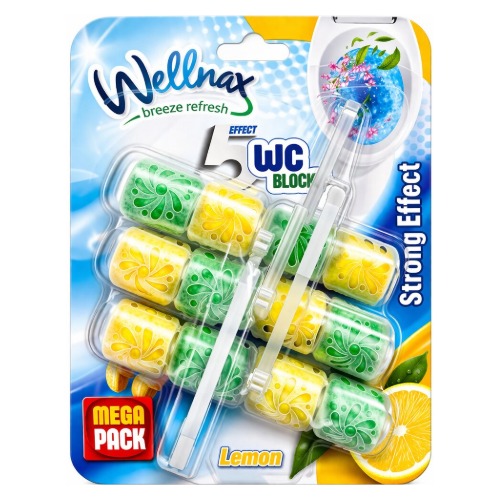 WELLNAX WC kuglice Lemon 3 x 50g