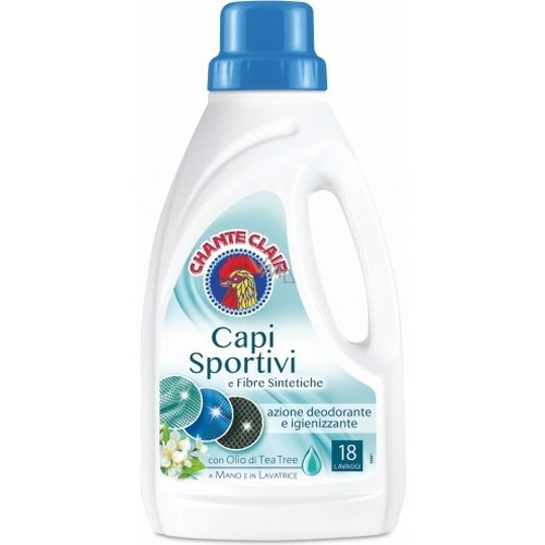 CHANTE CLAIR tecni deterdzent 900ml Capi Sportivi con olio di Tea tree 18 pranja