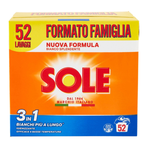 SOLE deterdzent 2.6 kg 52 pranja