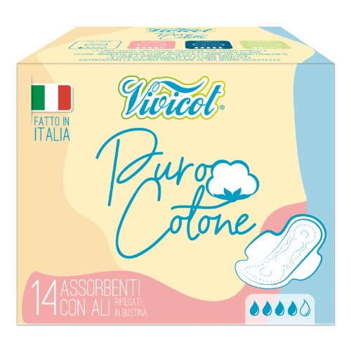 VIVICOT menstrualni ulosci za dan Puro Cotone 14/1