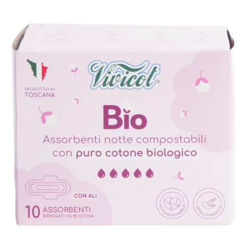 VIVICOT menstrualni ulosci za noc BIO 10/1