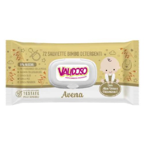 VALIDOSO Vlazne Baby Maramice 72/1 Avena 8057506330584