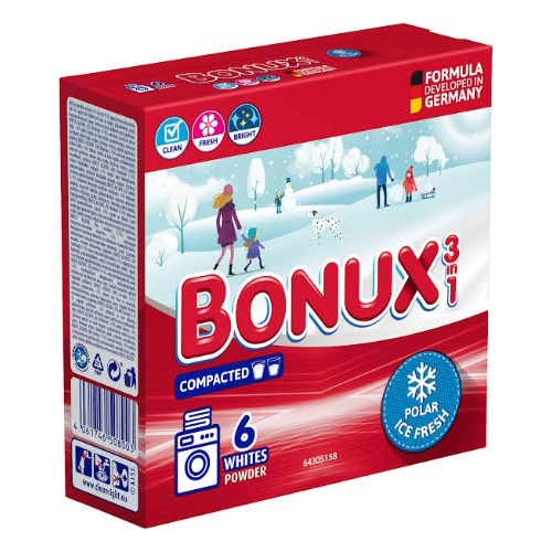 BONUX prasak za pranje 390gr 3in1 Polar Ice Fresh - 6 pranja