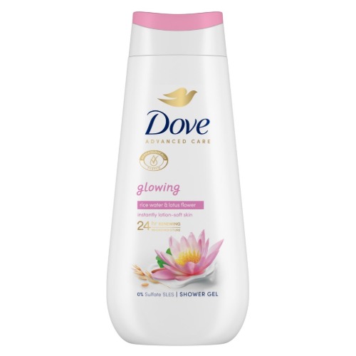DOVE ženska kupka 225 ml Glowing Ritual Lotus Flower