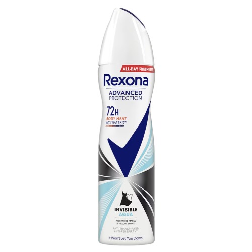 REXONA zenski dezodorans 150ml Invisible Cristal Clear Aqua