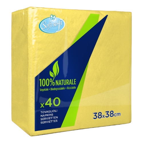 SOFT SOFT Salvete 38x38 2-SL 40/1 ZUTA