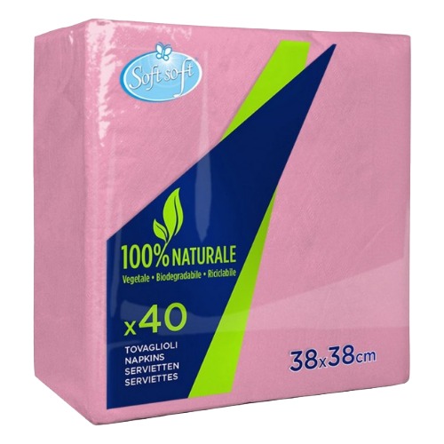 SOFT SOFT Salvete 38x38 2-SL 40/1 PINK