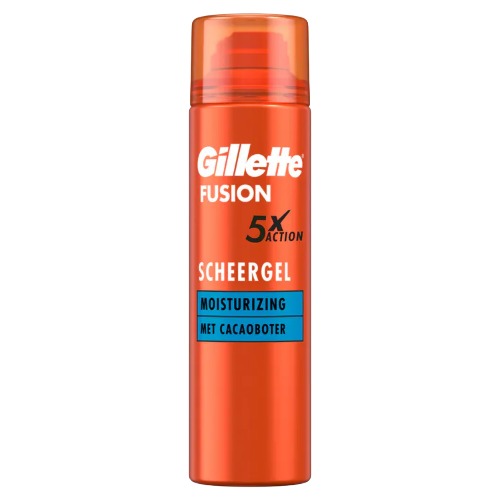 GILLETTE Fusion 5xAction gel za brijanje 200ml Moistruizing