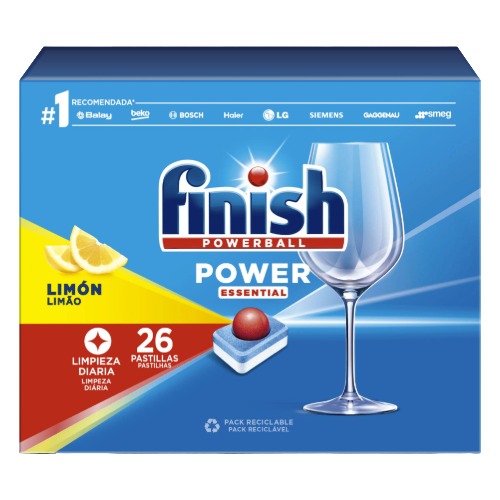 FINISH Tablete 26 kom Power Essential Lemon