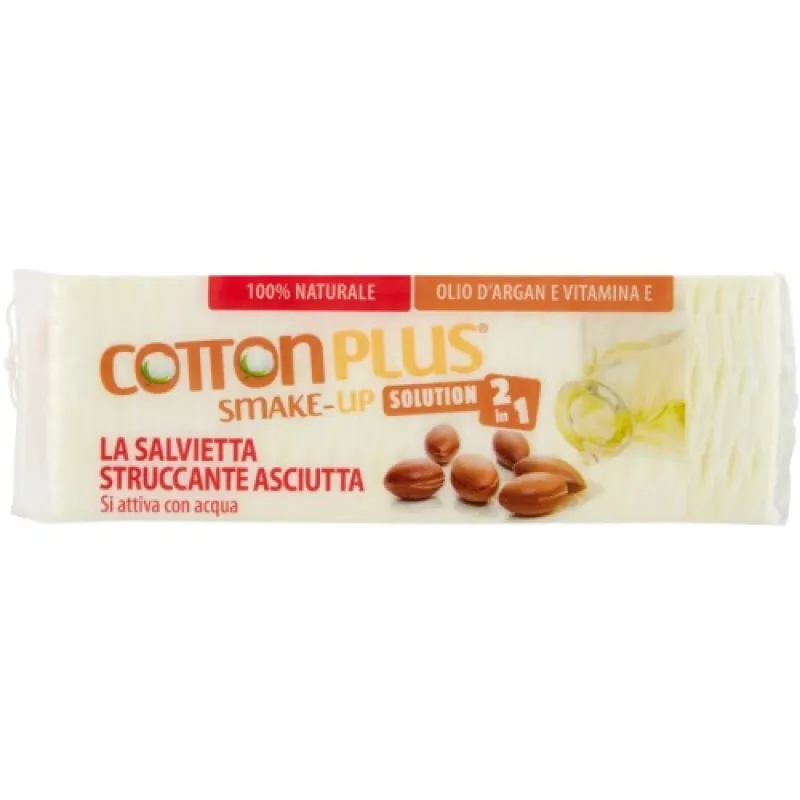 COTTONPLUS SMAKE-UP blazinice za skidanje šminke Argan 60/1