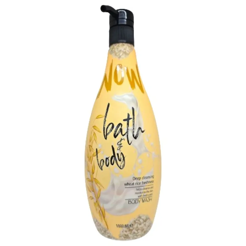 WOW Bath Body gel kupka 1l Wheat Rice