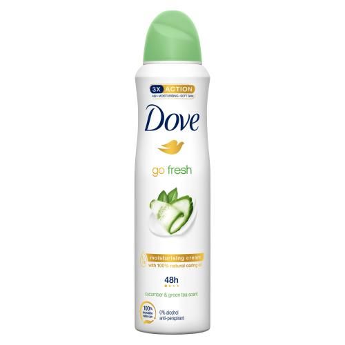 DOVE zenski dezodorans 150 ml Fresh Touch 0% Alkohol