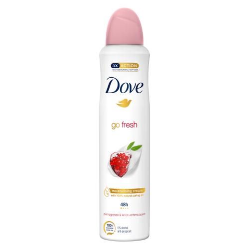 DOVE zenski dezodorans 250ml Go Fresh Pomergranate 0% Alkohola