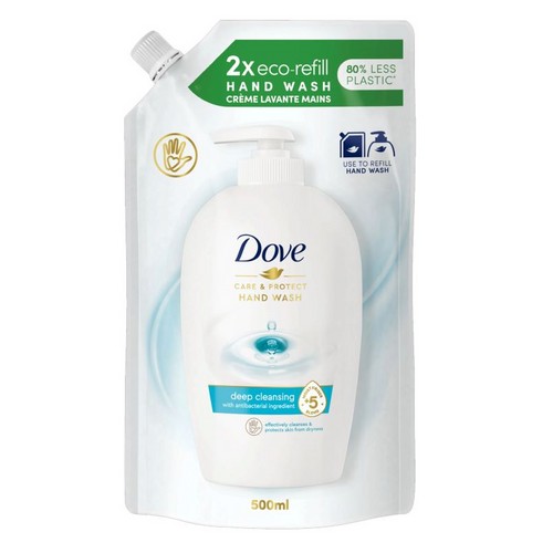 DOVE tecni sapun 500ml Care&Protect Deep Cleansing
