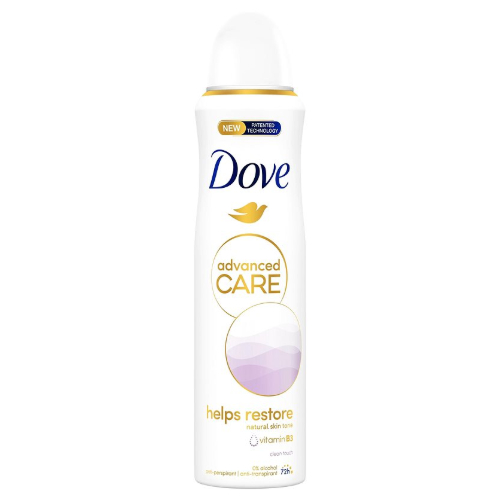 DOVE zenski dezodorans 150 ml Helps Restore Clean Touch 0% Aluminium