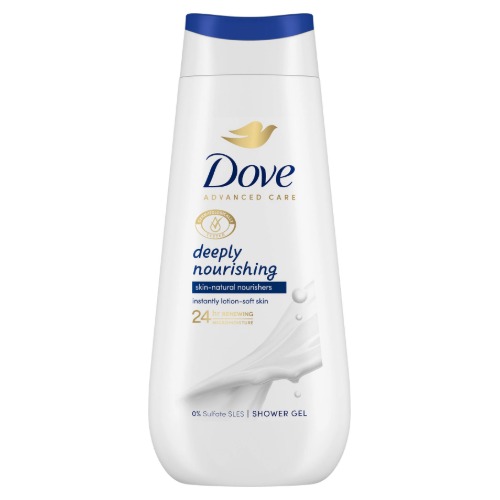 DOVE zenska kupka 225ml Deeply Nourishing 0% Sulfate