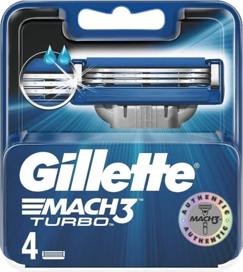 GILLETTE (306) MACH 3 Turbo patrone 4/1