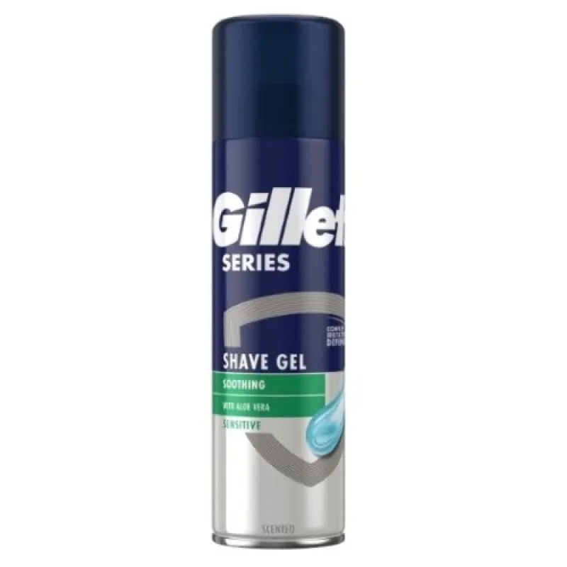 GILLETTE Series gel za brijanje 200 ml Sensitive Aloe Vera