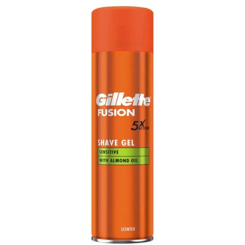GILLETTE Fusion gel za brijanje 200ml Sensitive