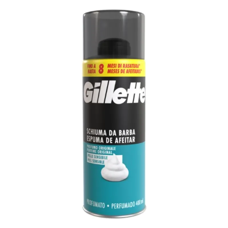 GILLETTE pjena za brijanje 400 ml pelli sensibili