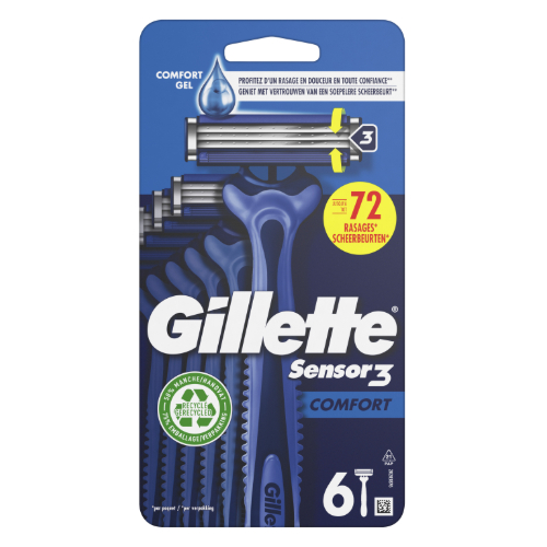 GILLETTE Sensor 3 brijac 6/1 Comfort