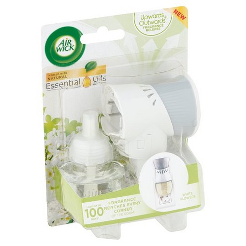 AIRWICK Air freshner aparat + refill 19ml Ivory Fresia Bloom-White Flowers