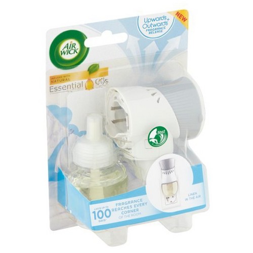 AIRWICK Air freshner aparat + refill 19ml Linen In The Air