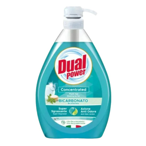 DUAL Power deterdzent za sudje 1Lt Bicarbonato&Salvia