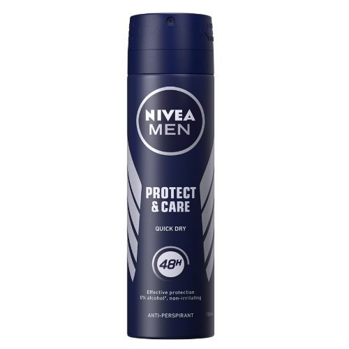 NIVEA muski dezodorans 150ml Protect&Care for MEN 0% Aluminiuma 0% Aluminium