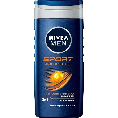 NIVEA muska kupka 250ml Sport
