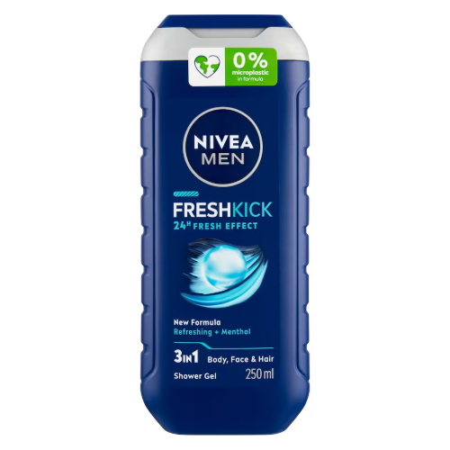 NIVEA muska kupka 250ml Cool-Fresh Kick