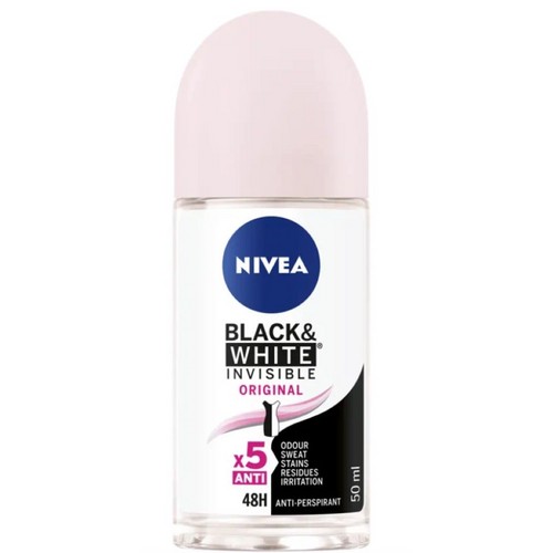 NIVEA zenski roll-on 50ml Black&White CLEAR - ORIGINAL