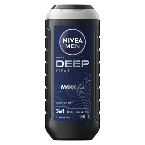 NIVEA muska kupka 250ml Deep Clean