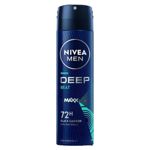 NIVEA muski dezodorans 150ml Deep Beat Black Carbon Maxx tech