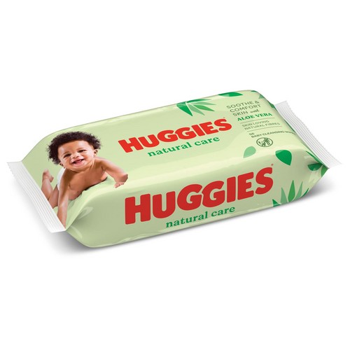 HUGGIES vlazne maramice 56 kom Natural Care with Aloe Vera