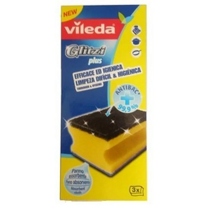 VILEDA glitzi x 3 sundjera