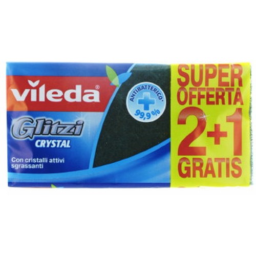 VILEDA Glitzi Crystal x 3 sundjera (2+1)