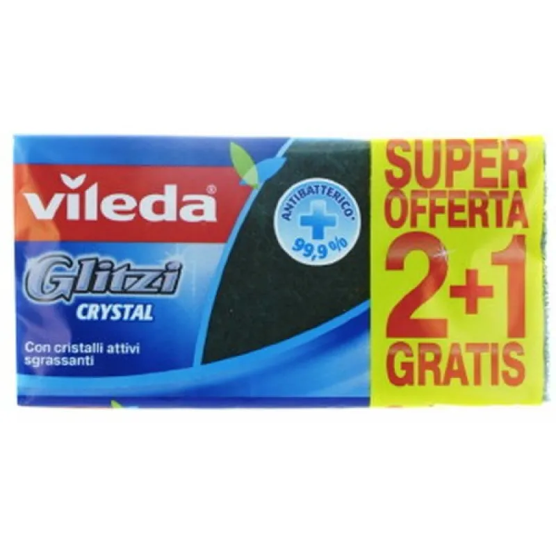 VILEDA Glitzi Crystal x 3 sundjera (2+1)