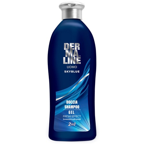 DERMALINE muska kupka-sampon 400ml Sky Blue