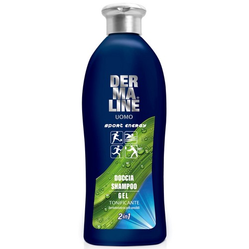 DERMALINE muska kupka-sampon 400ml Sport Energy