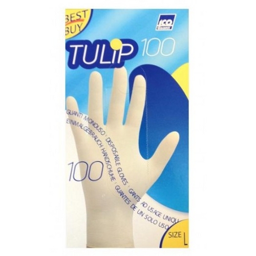 TULIP gumene rukavice 100/1 za jednokratnu upotrebu